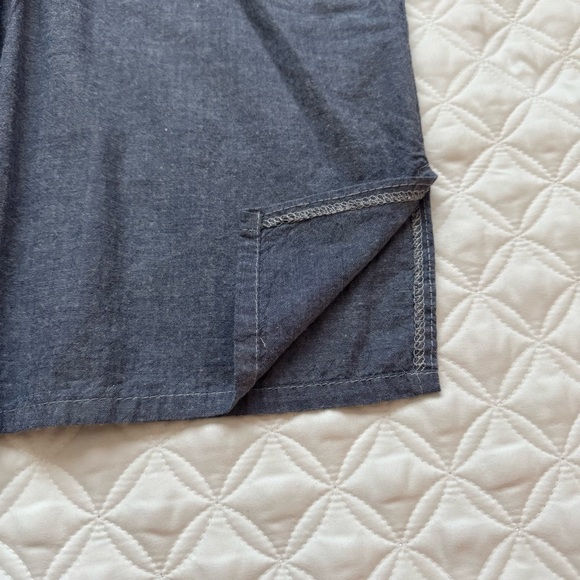 Abrazo Style Colorful Floral Embroidered Chambray 3/4 Sleeve Blouse Size 1X - Picture 7 of 12